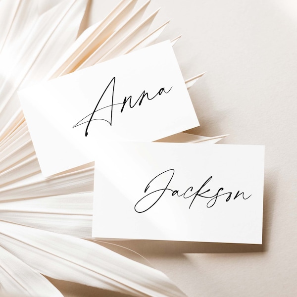table place setting cards template Wedding Place Cards, Place Card Template, Printable Place Cards, Escort Cards, PDF Instant Download, Templett, Editable Place Cards, DIY