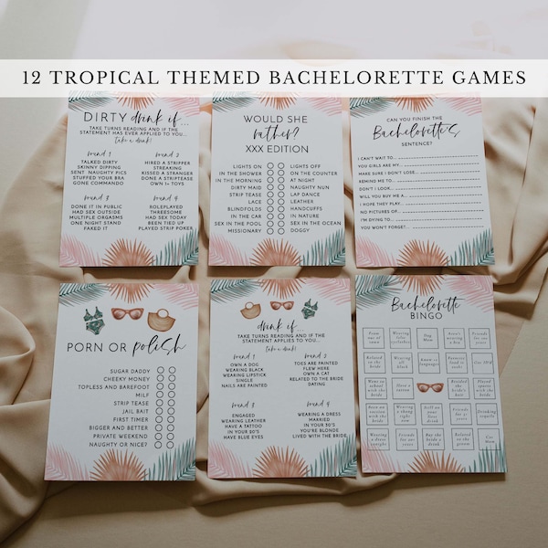 Bachelorette Party Games Etsy