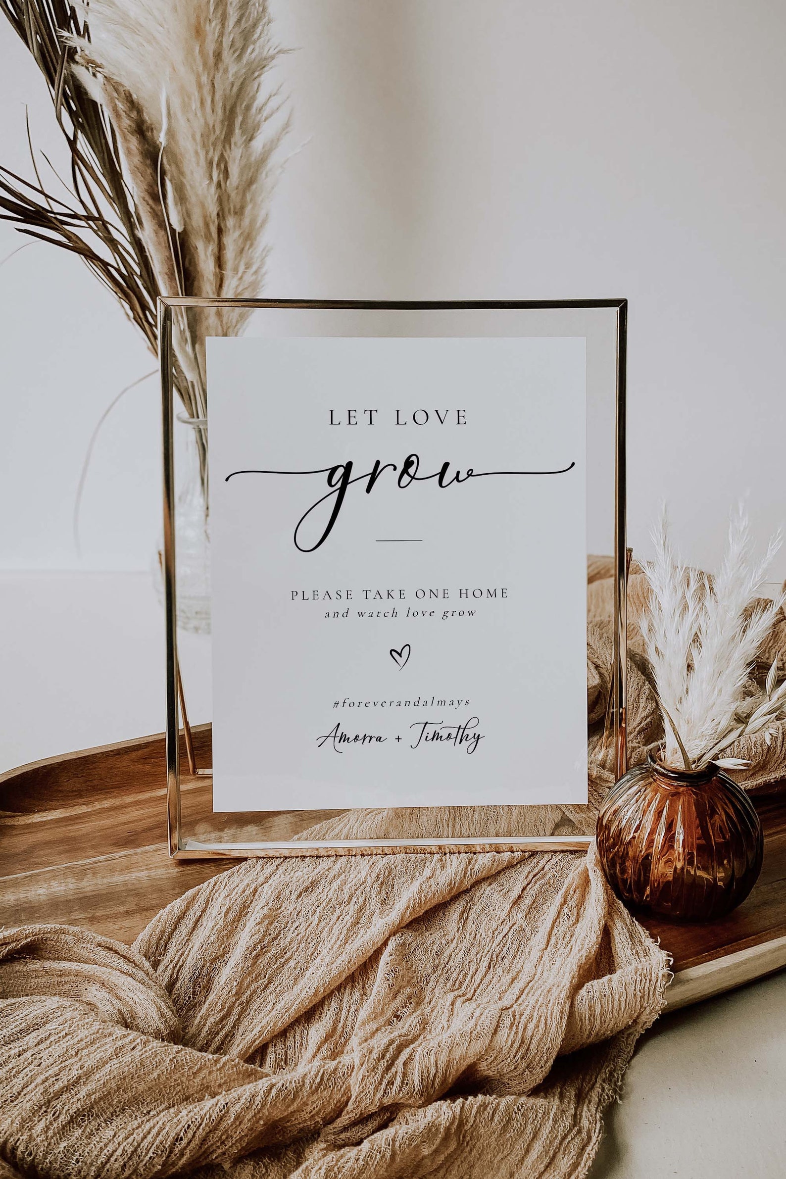 Let Love Grow Printable Wedding Sign Wedding Favors Sign - Etsy Let Love Grow Printable Wedding Sign Wedding Favors Sign - Etsy