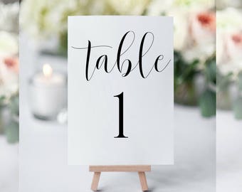 Printable Table Numbers, Table Numbers Wedding, Table Numbers Printable, Table Numbers Template, Rustic Table Numbers, Wedding Table Numbers