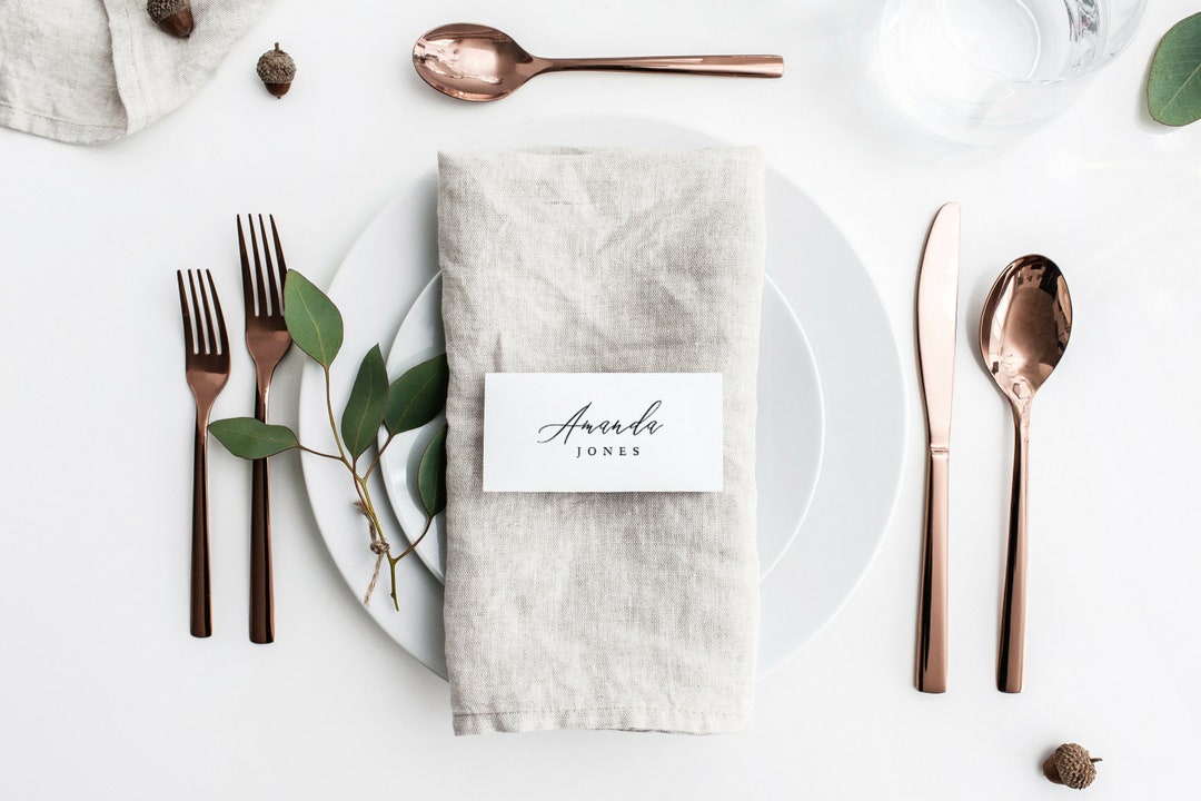 Wedding Place Cards Template Printable Place Cards Editable - Etsy