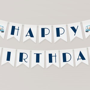 Golf Hanging Birthday Banner, Hole in One First Birthday, Masters Golf Birthday Boy, Golf Party 1st Birthday Banner, Put Put 1st Birthday