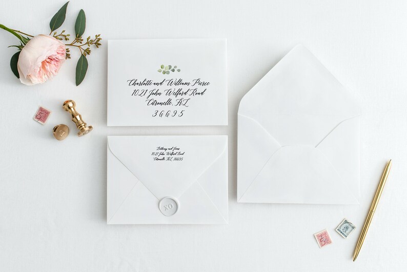 Printable Envelope Template Envelope Addressing Template | Etsy