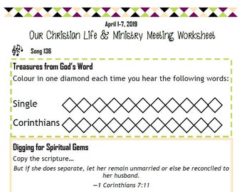 Jehovah's Witness Printables &amp; Homeschool by TheseWordsPrintables