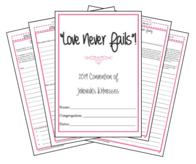 2019 regional convention notebook free download