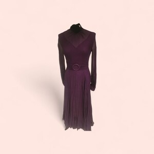 Aubergine Maxi Dress - Etsy