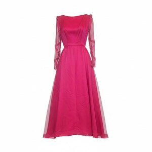 knee length dresses for ladies Ayella Cowl Knit Maxi Dress / Raspberry | Meshki