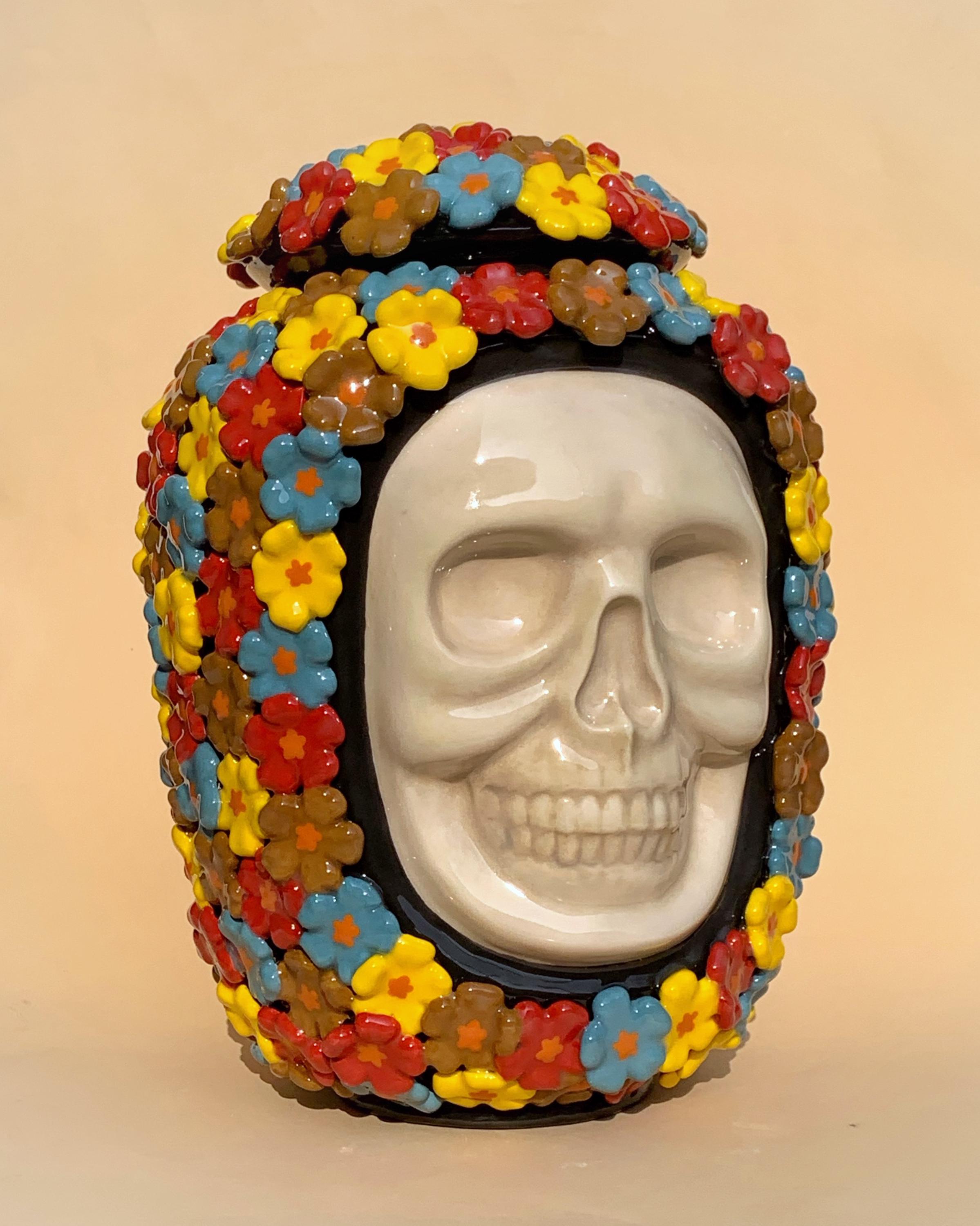 Skulls & Flowers Multicolor 村上隆 お花ドクロ Flowers - Skulls & and Takashi ED300 村上隆 Murakami flowers
