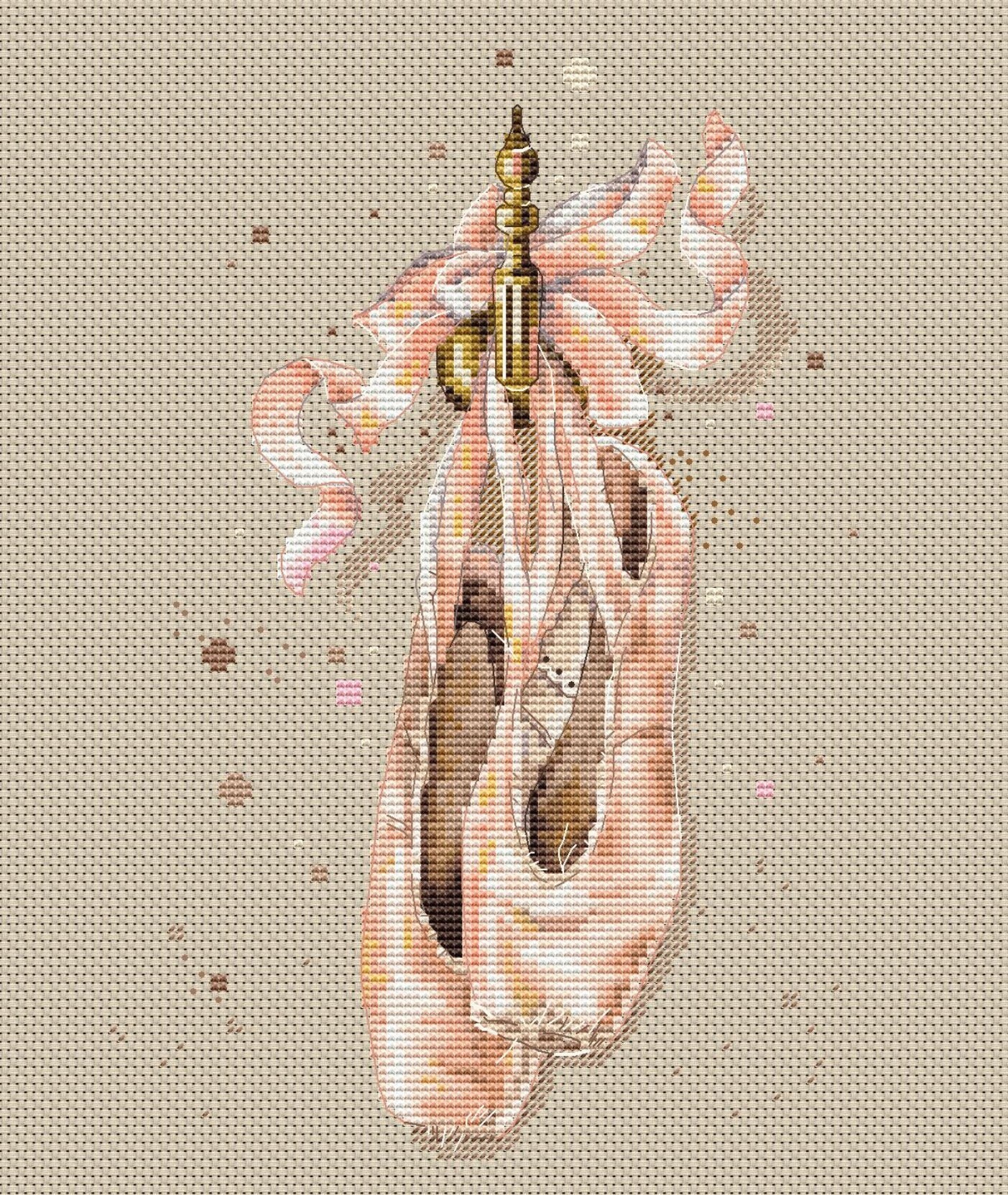 Ballet shoes Cross stitch pattern PDF for instant download | Etsy