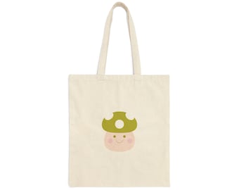 Mushroom Cotton Canvas Tote Bag