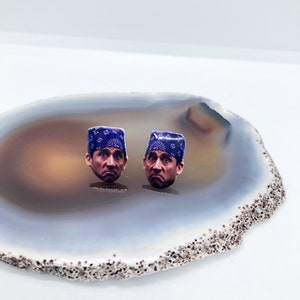 Prison Mike - Michael Scott The Office Stud Earrings