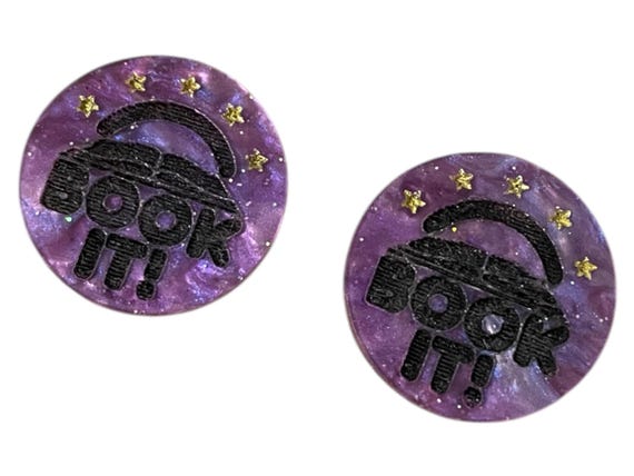 Book It 90s Stud Earrings