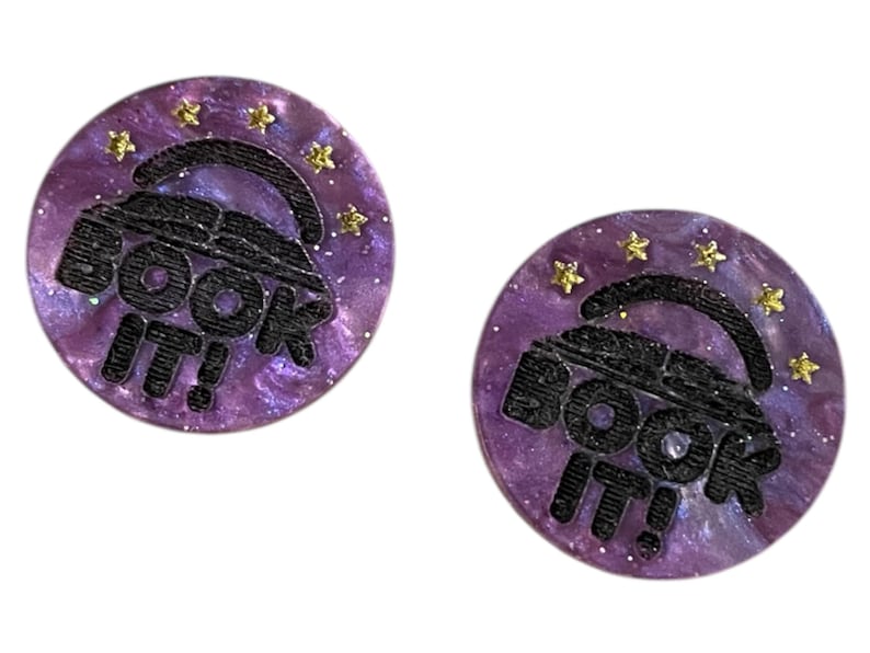 Book It 90s Stud Earrings image 1
