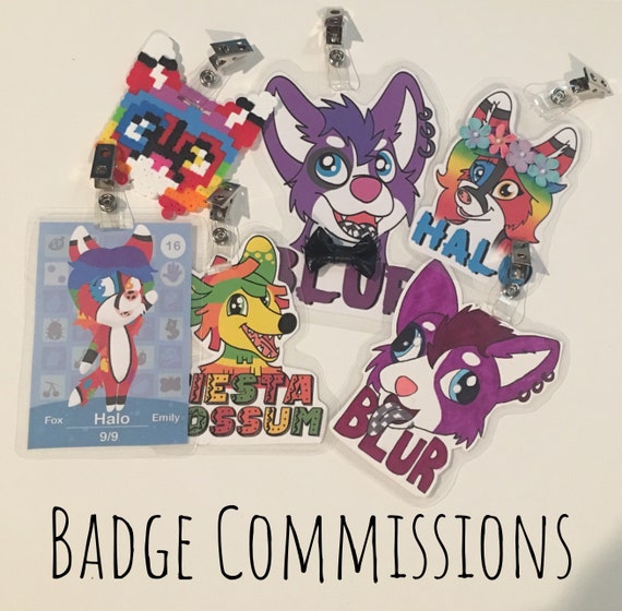 picture Fursona Badge fursona badge commissions please read