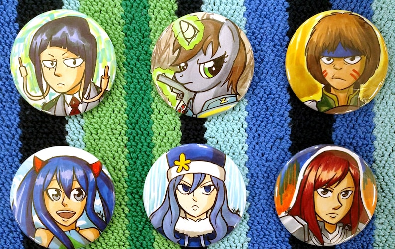 Custom Button Commissions : Normal and 3D image 5