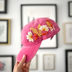 Excuse Me Pink Floral Women\'s Cap Excuse Me You Look Like You Love Me Trucker Hat - Etsy main image 2