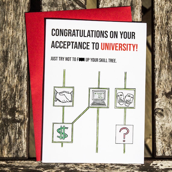 Congratulations on Getting into University College | Etsy