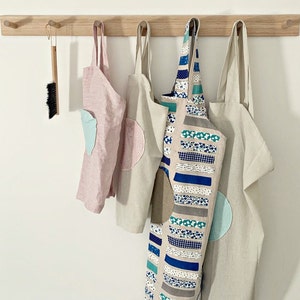 Moon Adults and Kids Apron Pattern | Cross Back Apron Pattern | Japanese Apron Pattern | Linen Apron | Instant PDF Download | Mothers Day