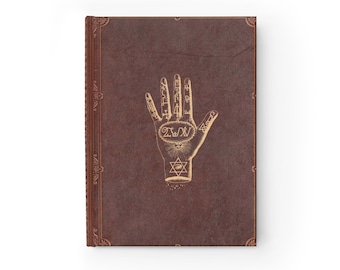 Palmistry Illuminations Journal - Ruled Line - Hardcover Journal