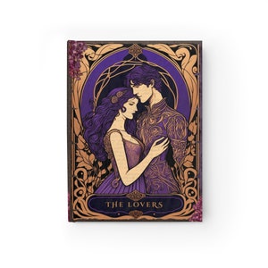 The Lovers Tarot Kartenbuch - Liniertes Lineal - Hardcover