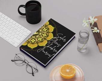 Solar Plexus Chakra Journal - 128 Ruled Line Pages, Chakra inspiration, Yellow Journal