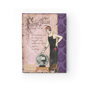 Psychic Readings Jugendstil Notizbuch - Liniert - Hardcover Notizbuch