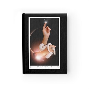 The Magician Tarot Card Journal - Linierte Linie Hardcover Notizbuch