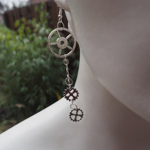 steampunk earrings