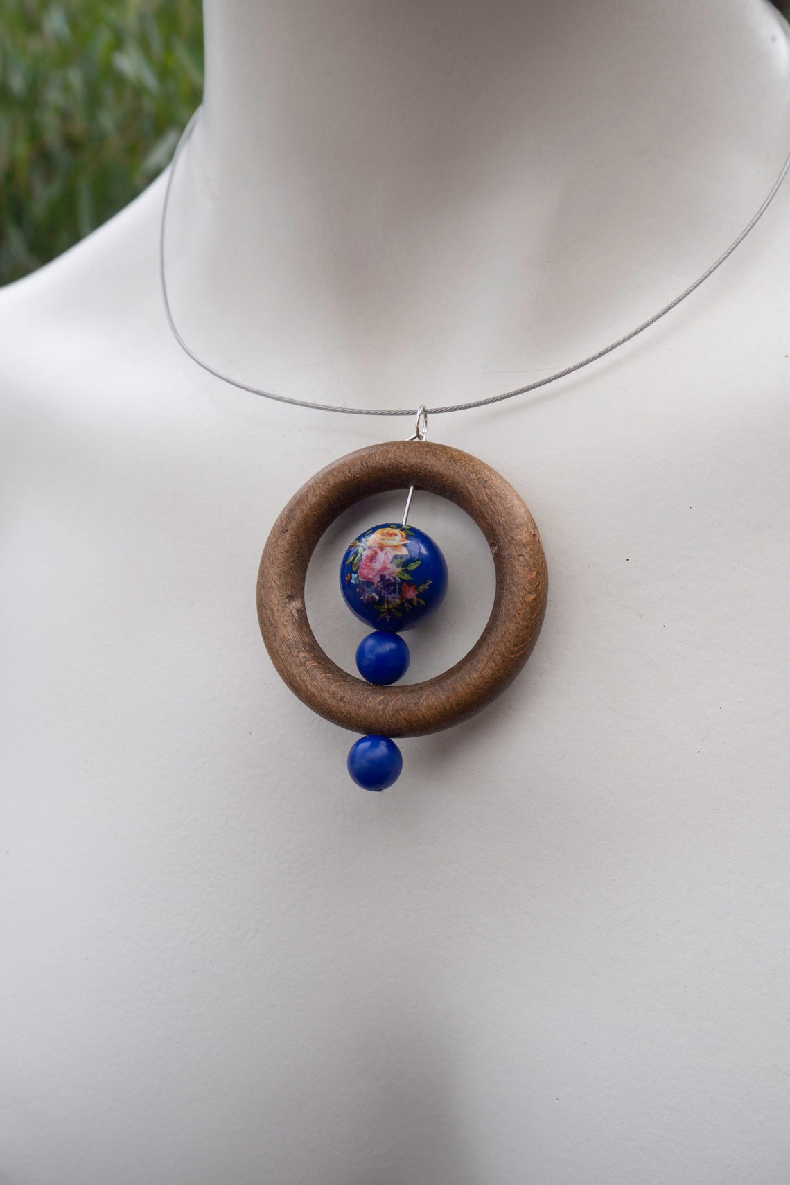 Necklace With a Quirky Pendant Etsy