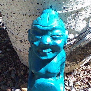 HongShan Buddha Statue 7.8 inches Garden or Office Sculpture
