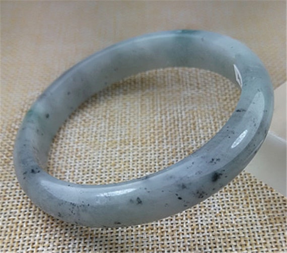 57mm Icy Lavender Gray 57mm Type A Jadeite Jade B… - image 6