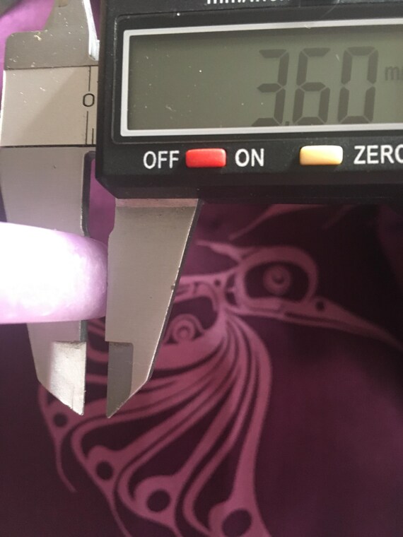 52.55mm Solid Light Lavender Green Certified Jade… - image 9