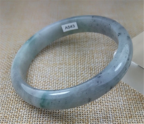 57mm Icy Lavender Gray 57mm Type A Jadeite Jade B… - image 8