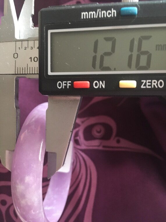 52.55mm Solid Light Lavender Green Certified Jade… - image 8