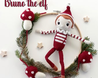 BRUNO THE ELF Crochet English Pattern. Amigurumi tutorial. Crochet tutorial.