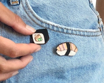 Wooden pins: Sushi
