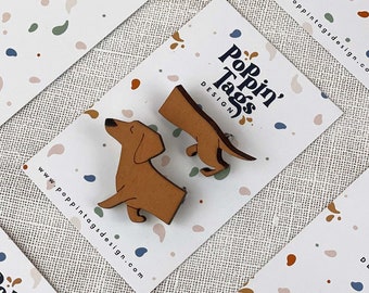 Wooden pins: Sausage Dog