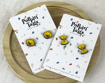 Wooden earrings: Pasta