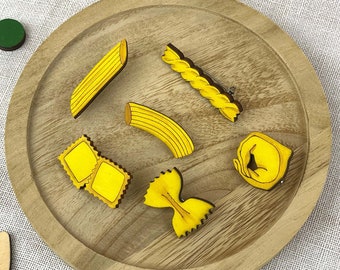 Wooden pins: Pasta