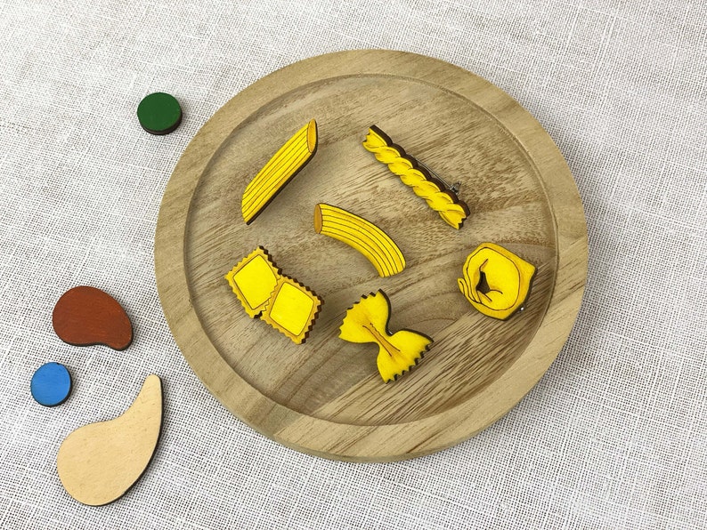 Spille in legno: Pasta immagine 1