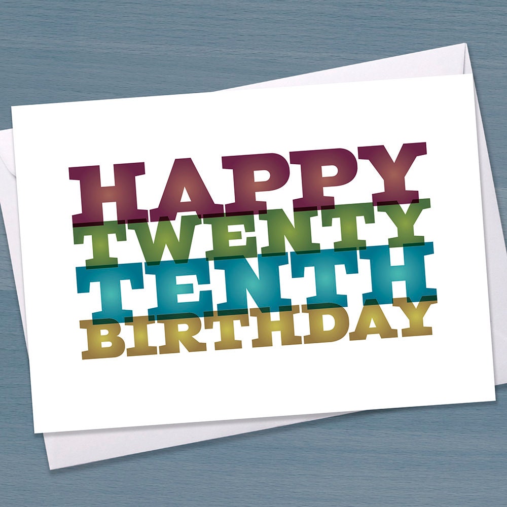 Funny 30th Birthday Card Big 3-0 Thirtieth birthday Twenty ...
