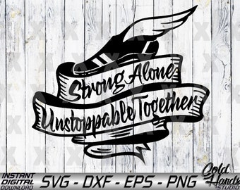Track & Field, Cross Country, Running Strong Svg, Dxf, Eps, Png, Jpg Digital Download