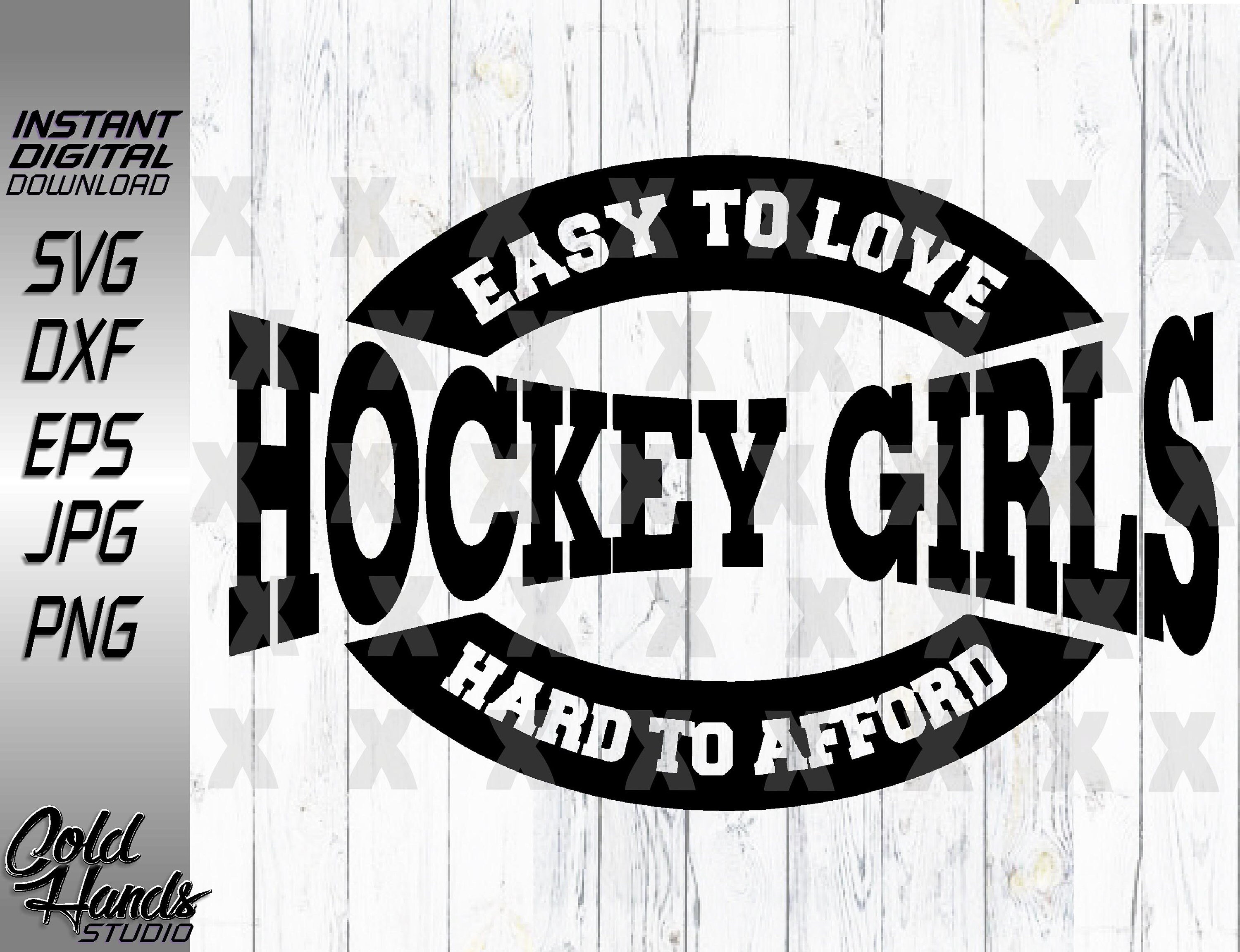 Hockey Girls Svg Dxf Eps Png Jpg Digital Download Etsy