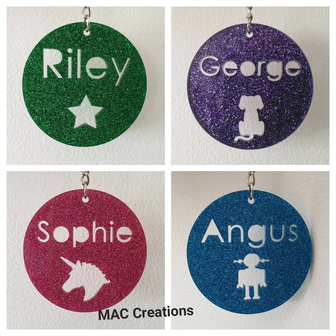 Glitter School Bag s Any Design Custom Bag s Etsy