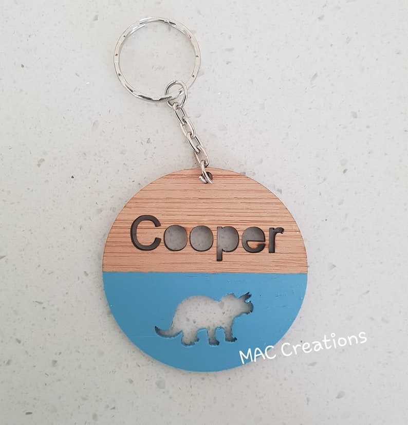 wooden name bag tags