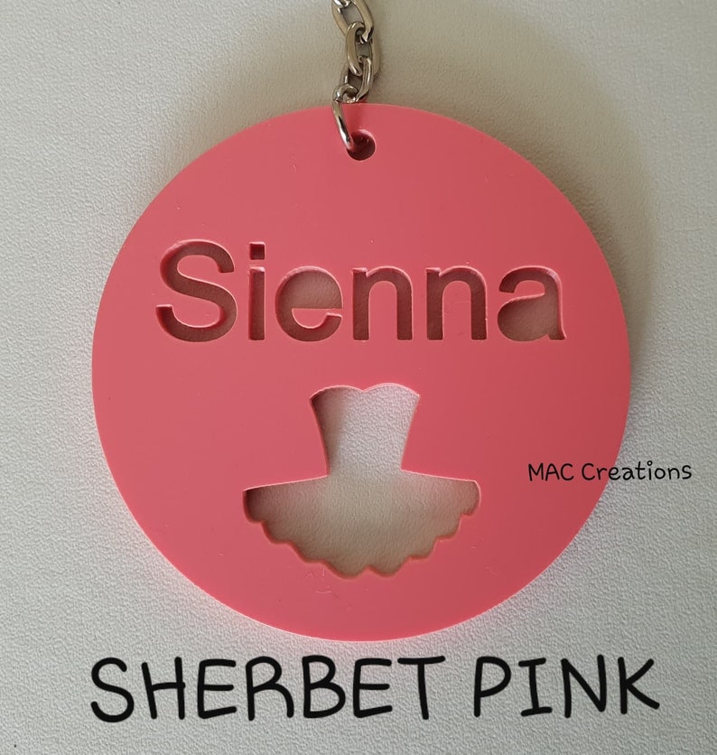 School Bag Tags / ANY DESIGN/ Custom Bag Tags / Acrylic Name Etsy