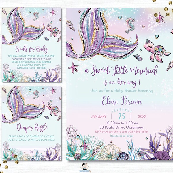 Mermaid Baby Shower - Etsy