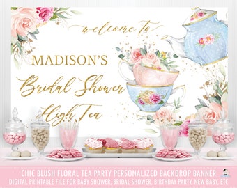 High Tea Backdrop - Etsy
