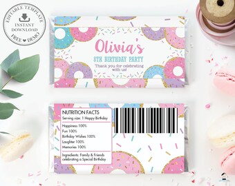 Gender Reveal Candy Bar Wrappers for Chocolate Bar - Etsy