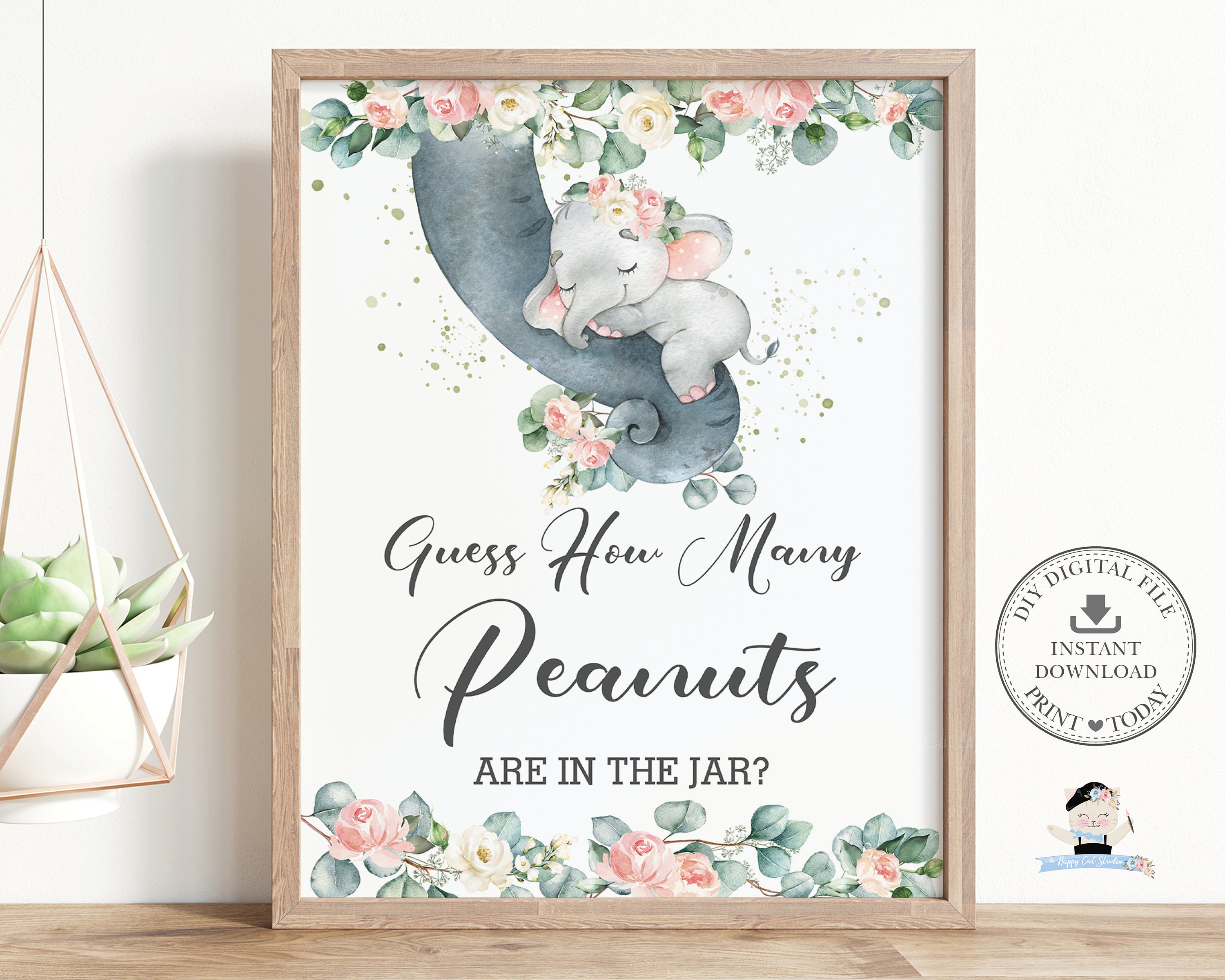 Guess How Many Peanuts Are in the Jar Game INSTANT DOWNLOAD - Etsy UK